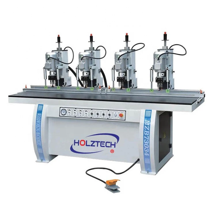 

MZ73034 Woodworking Machine Four-Head Hinge Drilling Machine Plate Cabinet Door Hinge Equipment