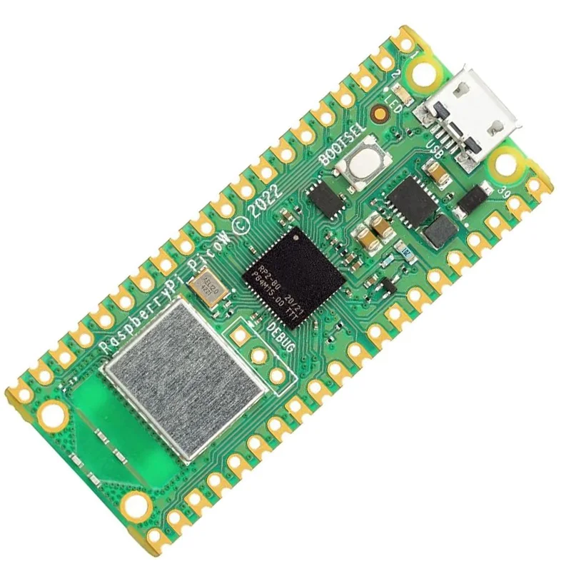 Official Raspberry Pi Pico Board RP2040 Dual-Core 264KB ARM Low-Power Microcomputers High-Performance Cortex-M0+ Processor