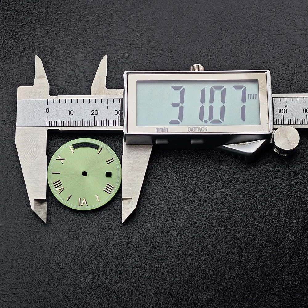 31.1MM Diameter Green/Blue/Gold/white/black Watch Dial for M8285 Movement Watch Accessories accessories sun pattern dial