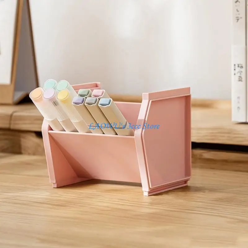 

Y8AD Pencil Holder Desk Organisers Stackable Pen Holder Office Organisers for School