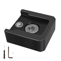 Excellent Camera Hot Shoe Mount Portable Metal Cold Shoe Mount Adapter Base Bracket for LED Light Monitor Camera Cage