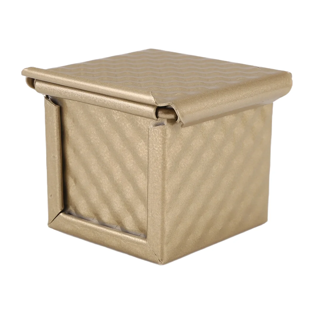 High-end Square Loaf Pan with Lid Toast Mold Bread Pan Pullman Loaf Pan with Cover Non-Stick Mini Water Cube Toast Box