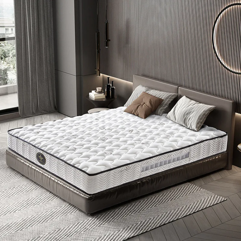 Spring mattress 22cm thick 1.8 meters double mattress 1.8 meters coir partial hard pad latex mattress thickening