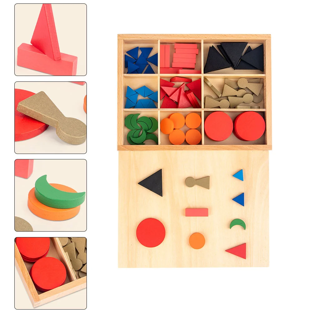 

Montessori Teaching Aids Wooden Toy Kids Shape Learning Language Symbol Cognitive Board Puzzle Baby Toddler Toys