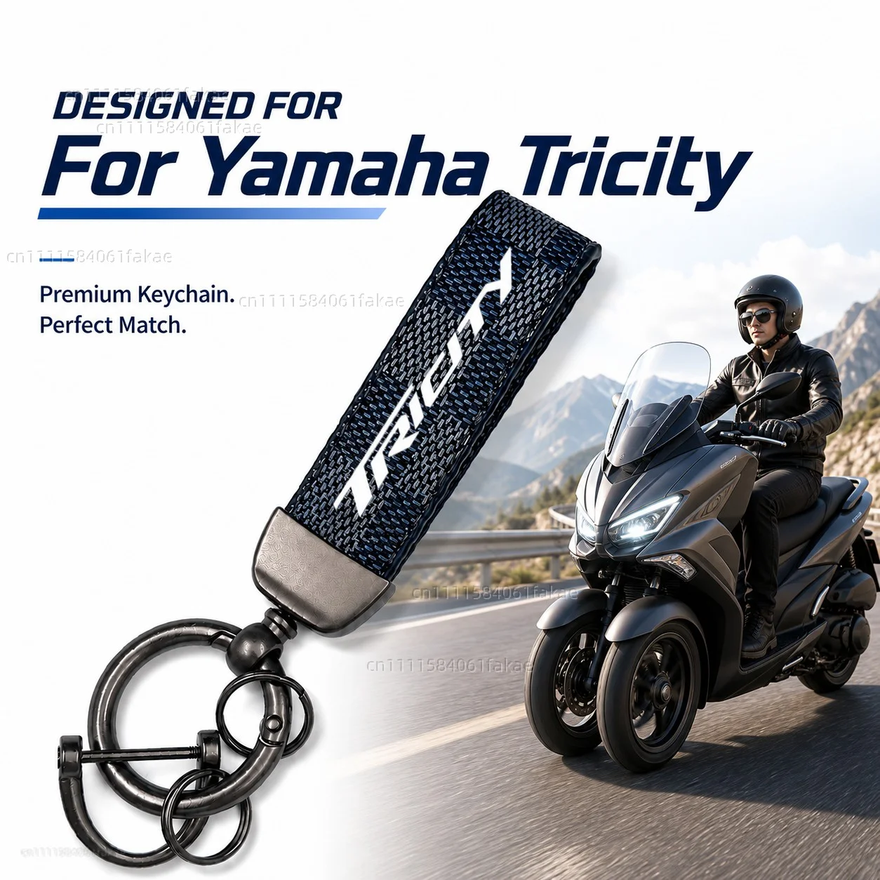 For Yamaha Tricity 300 125 155 2018 2019 2020 2021 2022 Motorcycle Keychain Custom Logo Gift for Rider Men Women