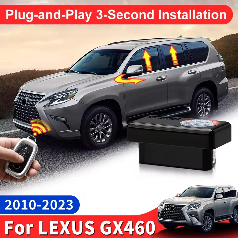 Automatyczne zamknięte okno + drzwi zamka + lusterko wsteczne składany moduł OBD dla Lexus GX460 Gx400 GX 460 400 2010-2023 akcesoria Aktualizacji, wielofunkcyjny akcesoria elektroniczne, 2021 2020 2019 2018 2017 2016