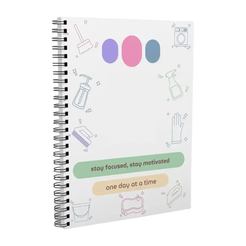 

Cleaning Schedule And Checklist Household Chore Organizer Declutter Organizing Improvement Portable Planner For Adults House