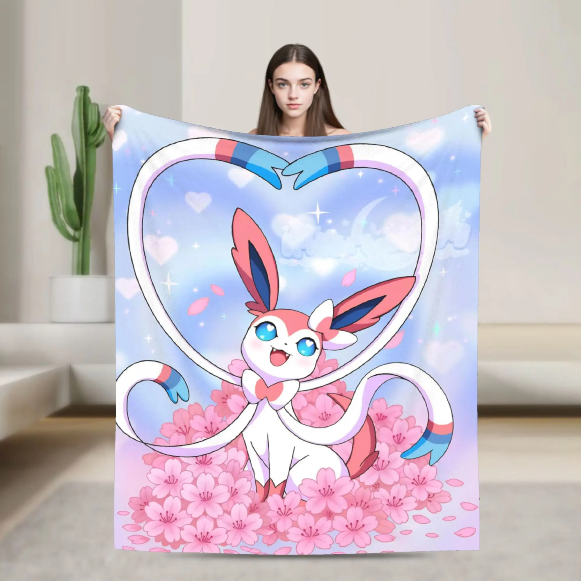

Pokemon Characters Accessories Blanket Lightweight Warm Throw Blankets for Sofa 50x60 Inches Multiple Sizes Bedding Throws
