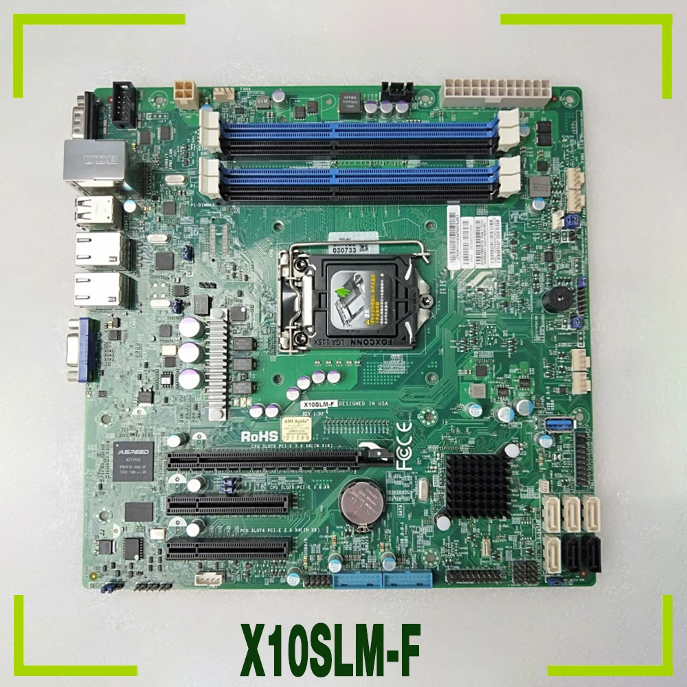 X10SLM-F For Supermicro Motherboard E3-1200 v3/v4 4th Gen. Core i3 LGA1150 DDR3 4 USB 3.0 (1 Type-A 2+1 via Header)