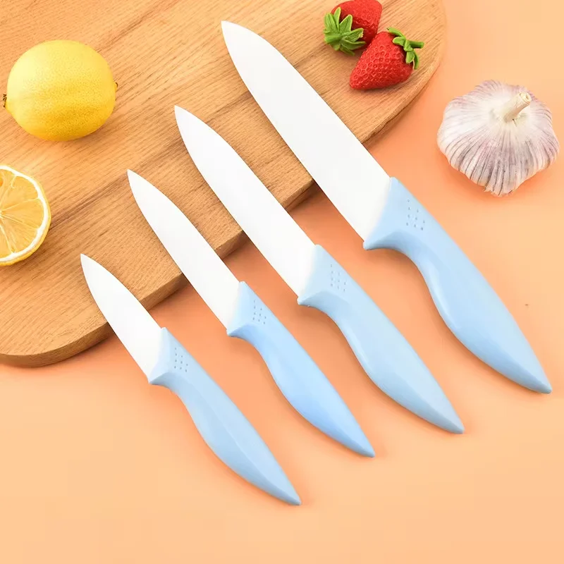 

Vegetable Tomato Meat Cut Knife Ceramic Knife Sharp Portable Kitchen Utility Fruit Knife High Hardness Ceramic Knife with Sheath