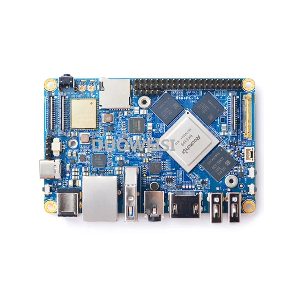 

NanoPC T4 development board Open Source RK3399 DDR3 RAM 4GB Gbps Ethernet NanoPC-T4