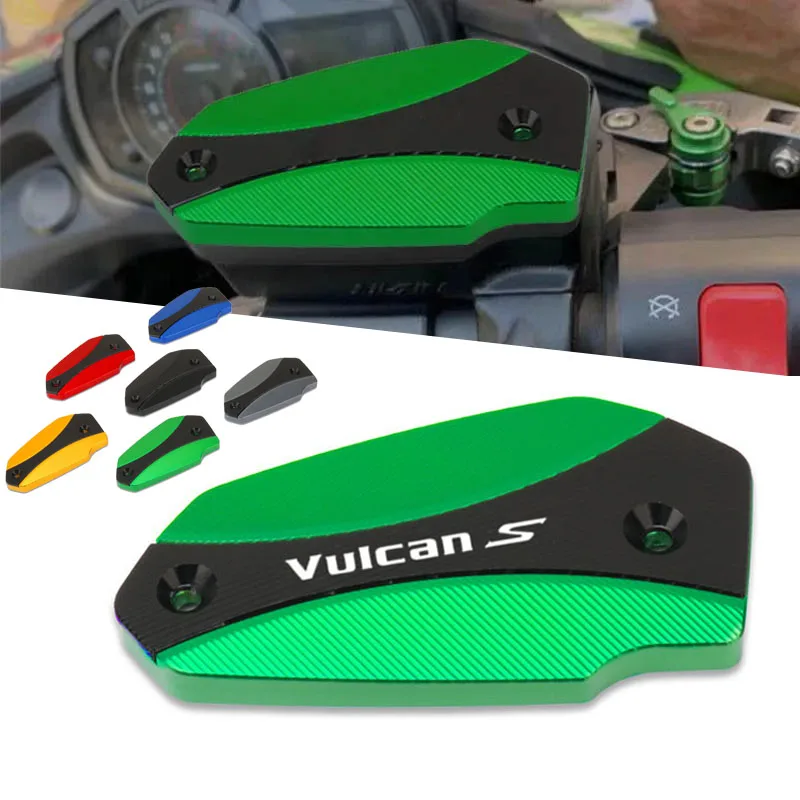 

Motorcycle CNC Aluminum Front Brake Reservoir Fluid Tank Cover Oil Cup Cap Fit For VN650 Vnlcans 650 Versys 650 1000 KLE650