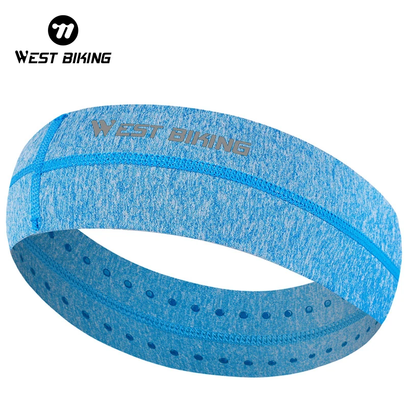 WEST BIKING Copricapo da ciclismo per bicicletta Traspirante Donna Uomo Fascia elastica per il sudore Sport Fitness Fascia per capelli Fasce da