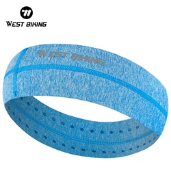 WEST BIKING Copricapo da ciclismo per bicicletta Traspirante Donna Uomo Fascia elastica per il sudore Sport Fitness Fascia per capelli Fasce da ciclismo antiscivolo