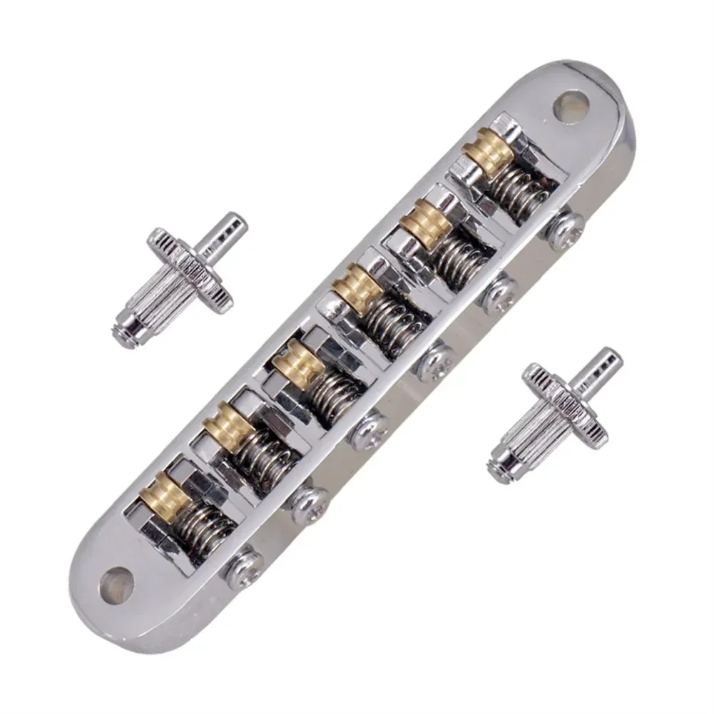 Guitar Roller Saddle Bridge For Les Paul EPI Electric Guitars Chrome Gold Electric Guitars Tool Parts Replacement