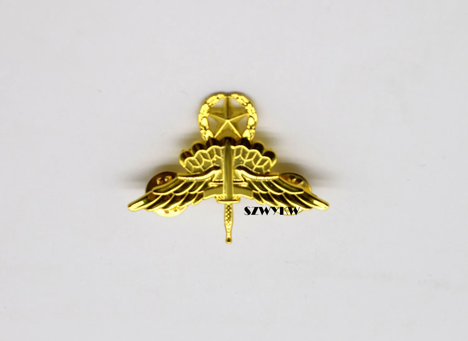 Military United States US Army Freefall Parachutist Badge Pin Classic Gold