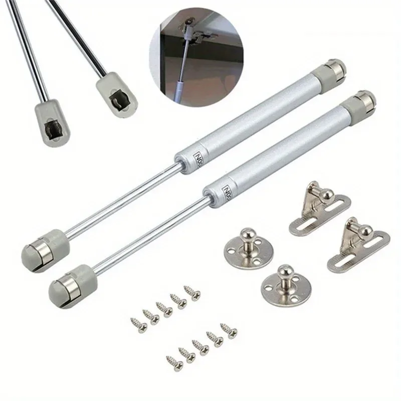 1/2/5/10PCS Pressure 100N(10KG) Furniture Cabinet Door Stay Soft Close Hinge Hydraulic Gas Lift Strut Support Rod