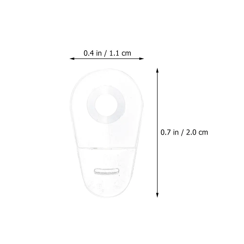 

50Pcs Mirror Holder Clips ABS Glass Fixing Clips Heavy Duty Mounting Kit for Cabinet Mirrors Screws Included Wall Hanging Kit