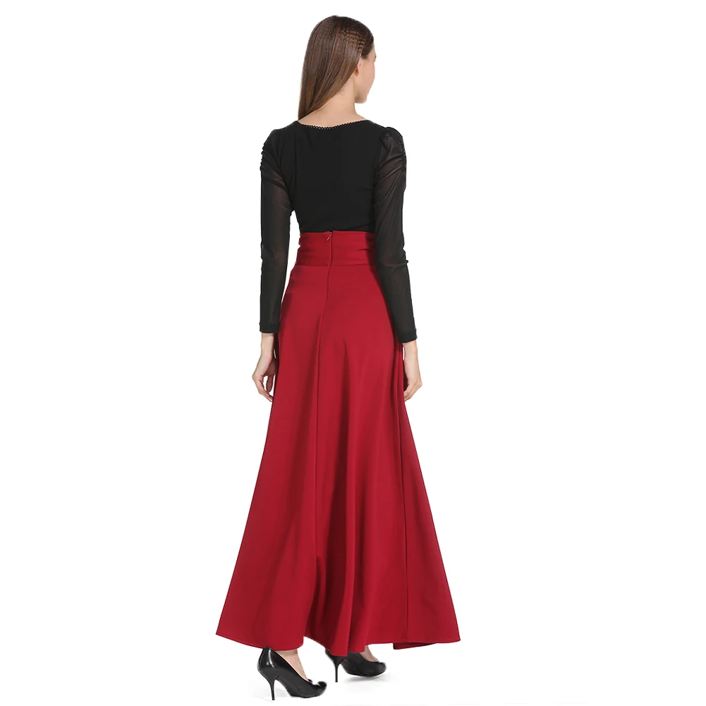 High Waist Party Maxi Female Skirts New Style Womens Hot Sale Ladies Long Skirt image 5