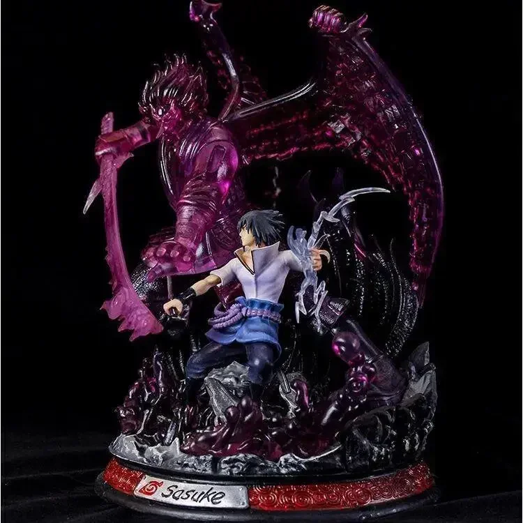 Naruto Anime Figurine Gk Susanoo Uchiha Madara Sasuke Hatake Kakashi Kurama Modello Anime Collezione Regalo di festa Giocattoli per bambini