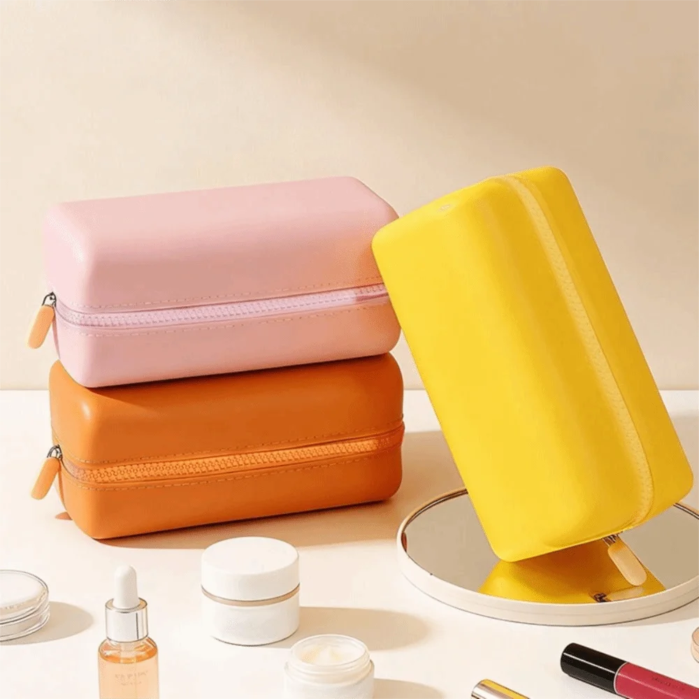 

High Quality Silicone Cosmetics Storage Bag Large Capacity Waterproof Luggage Pouch Handbag Travel