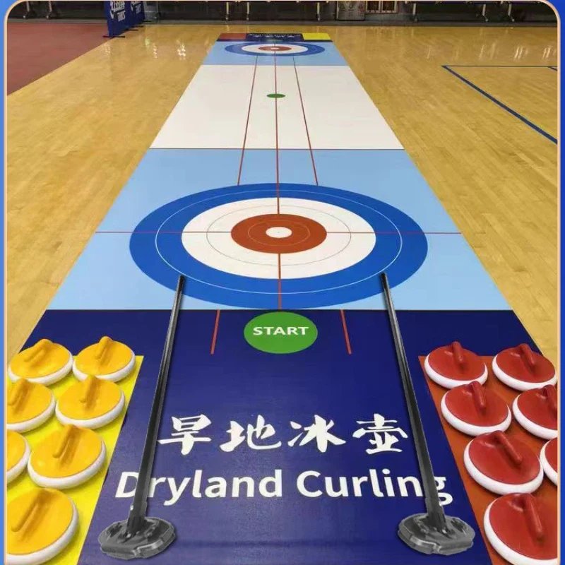 Spot Winter Team Building Dryland Curling Campus Teaching Simulation Sports Track