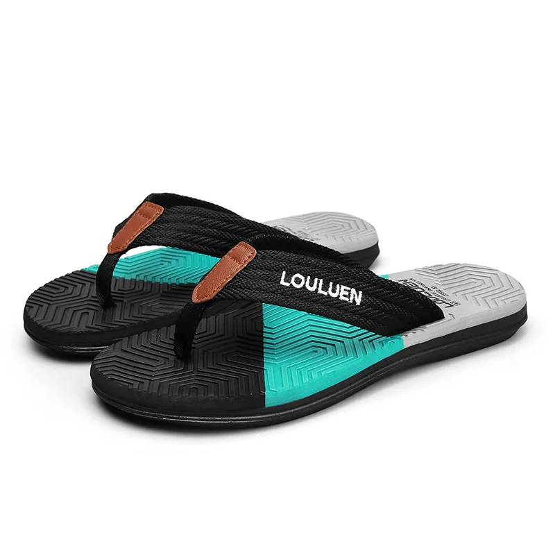 Sommer Männer Hausschuhe Flip-Flops Strand Mann Mode Atmungsaktive Casual Strand Männer Indoor Outdoor Flip-Flops Größe 39-44