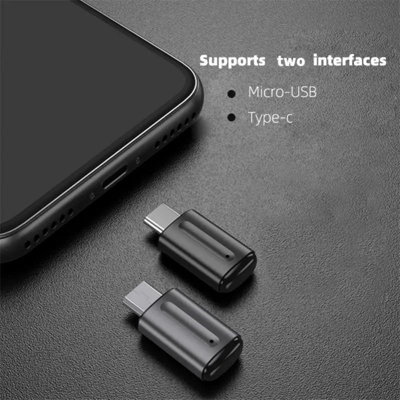 Smartphone telecomando IR interfaccia Micro USB tipo-C Mini adattatore Smart App adattatore per elettrodomestici a infrarossi Wireless per iPhone