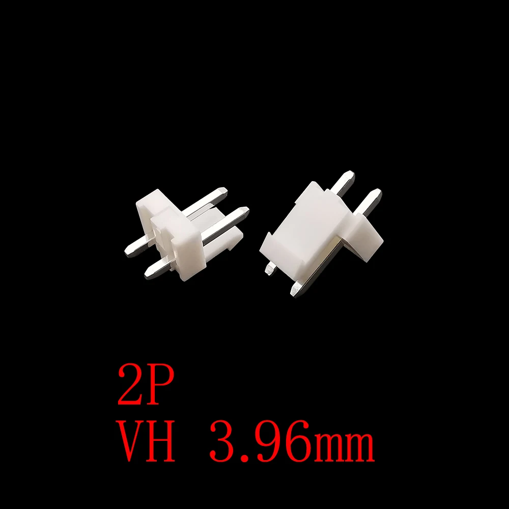 50Pcs JST VH3.96 VH 3.96mm Pitch Male Plug Housing 2/3/4/5/6/7/8 Pin Conenctor Straight Pin / Right Angle VH3.96 Plastic Shell