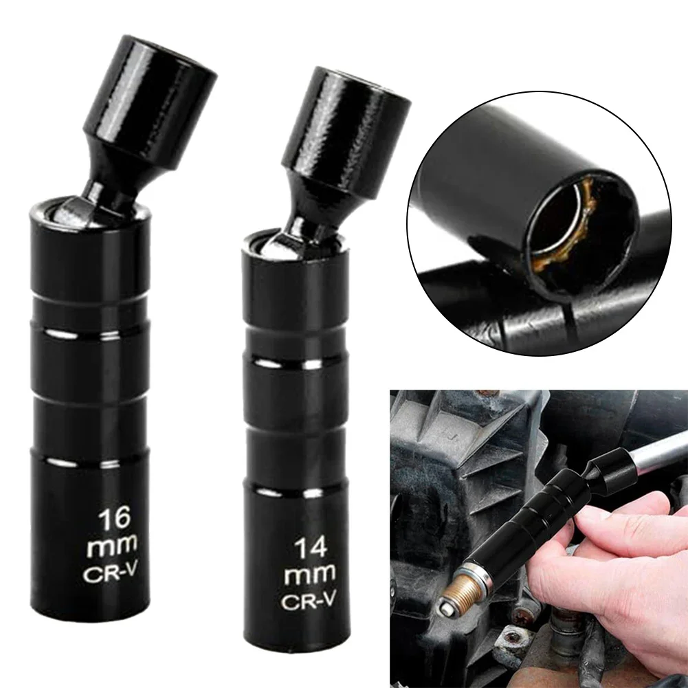 2Pcs 14/16mm 3/8 Inch Spark Socket Wrench Adapter Spark Extractor Connector Set For N54 N55 N63 E90 Car Repair Tool