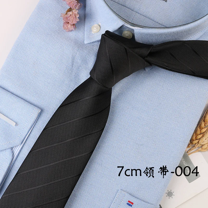 High Quality Fashion 7cm Wine Blue Green Polyester Stripe Dot Ties for Business Wedding Necktie Tie Suit Accessory Gifts