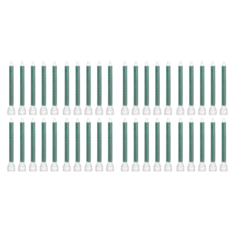 A03F-24 فوهة خلط الإيبوكسي، طرف فوهة خلط ثابت لخراطيش اللاصقة 40 قطعة