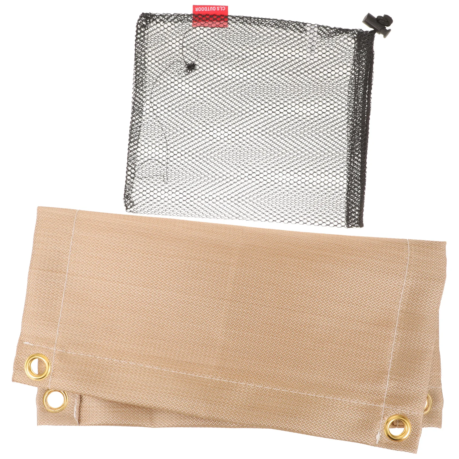 1 مجموعة بطانية حريق قسط الألياف الزجاجية لهب العزل الحراري للشواء في الهواء الطلق التخييم شواء المحمولة السلامة في حالات الطوارئ