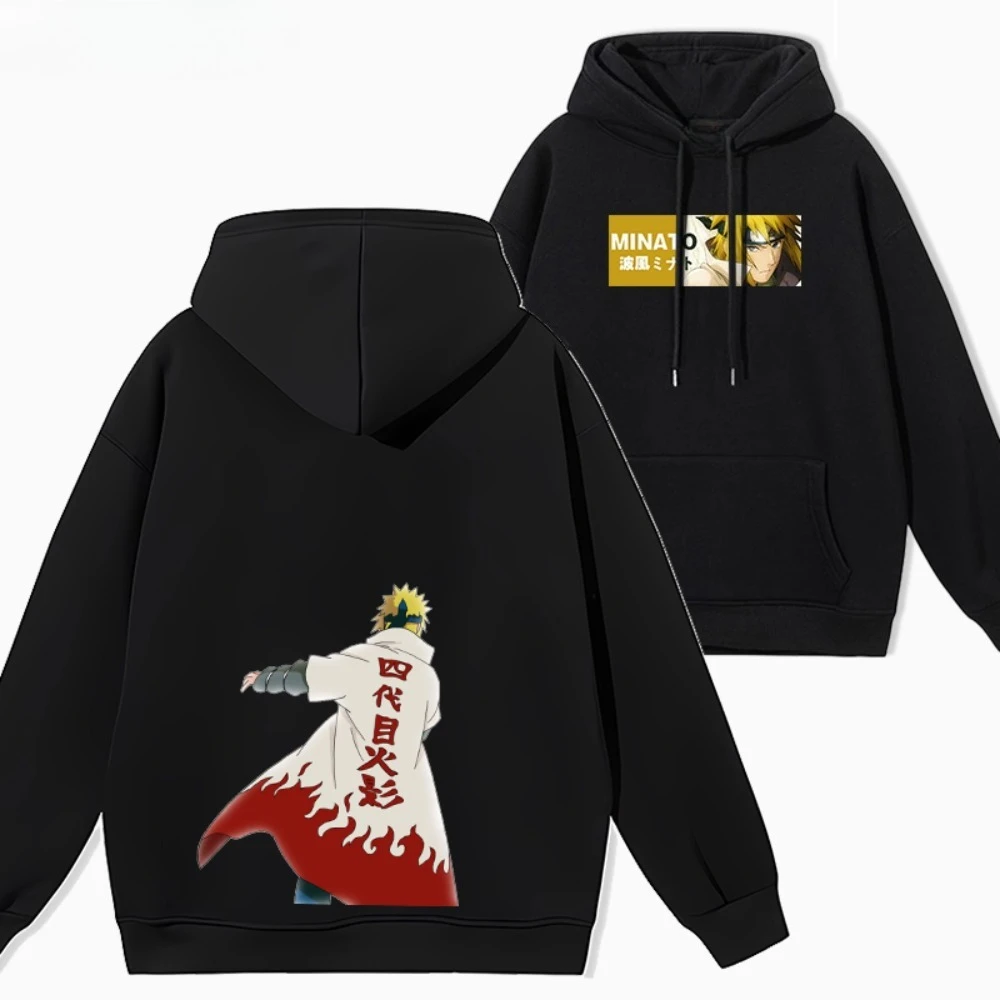 

2025 Autumn and Winter Hokage Animation Printing Long-sleeved Men's and Women's Same Christmas High-quality Thermal Hoodie