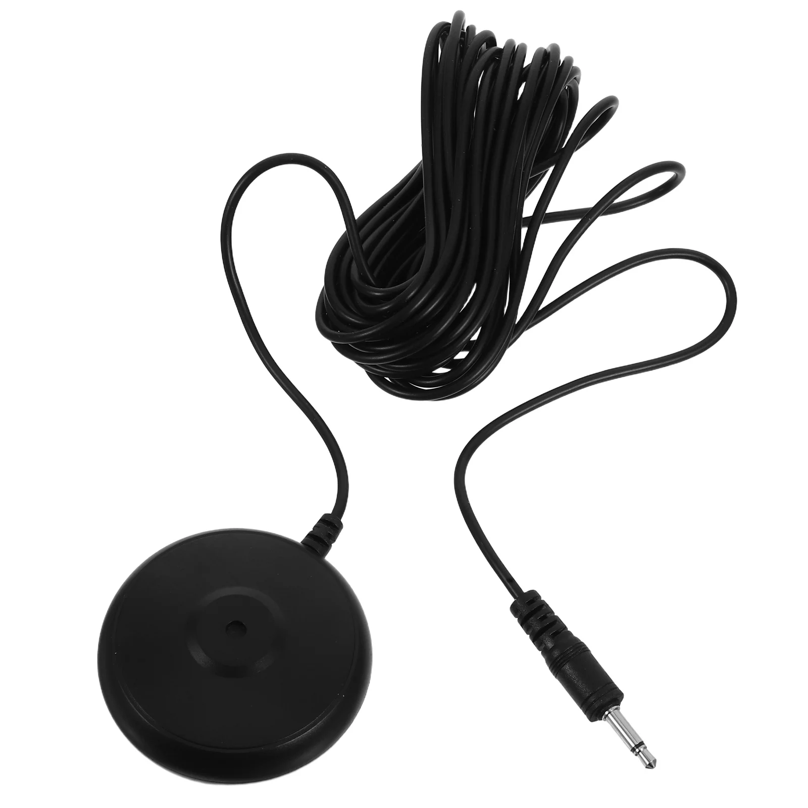 

Desktop Calibration Mic Black 3.5mm Straight Plug 5m Cable Professional Audio Measurement Conference Online Teaching Gaming