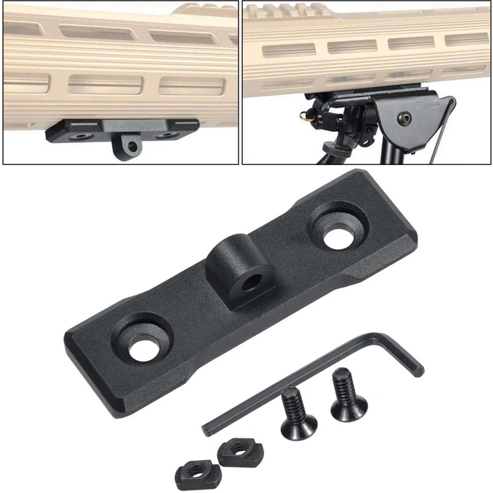 New Tool M-Lok Tools Mount  AR15 Holder Adaptor Fits mlok Rail for Harris Sling Stud Aluminum Hunting Accessory