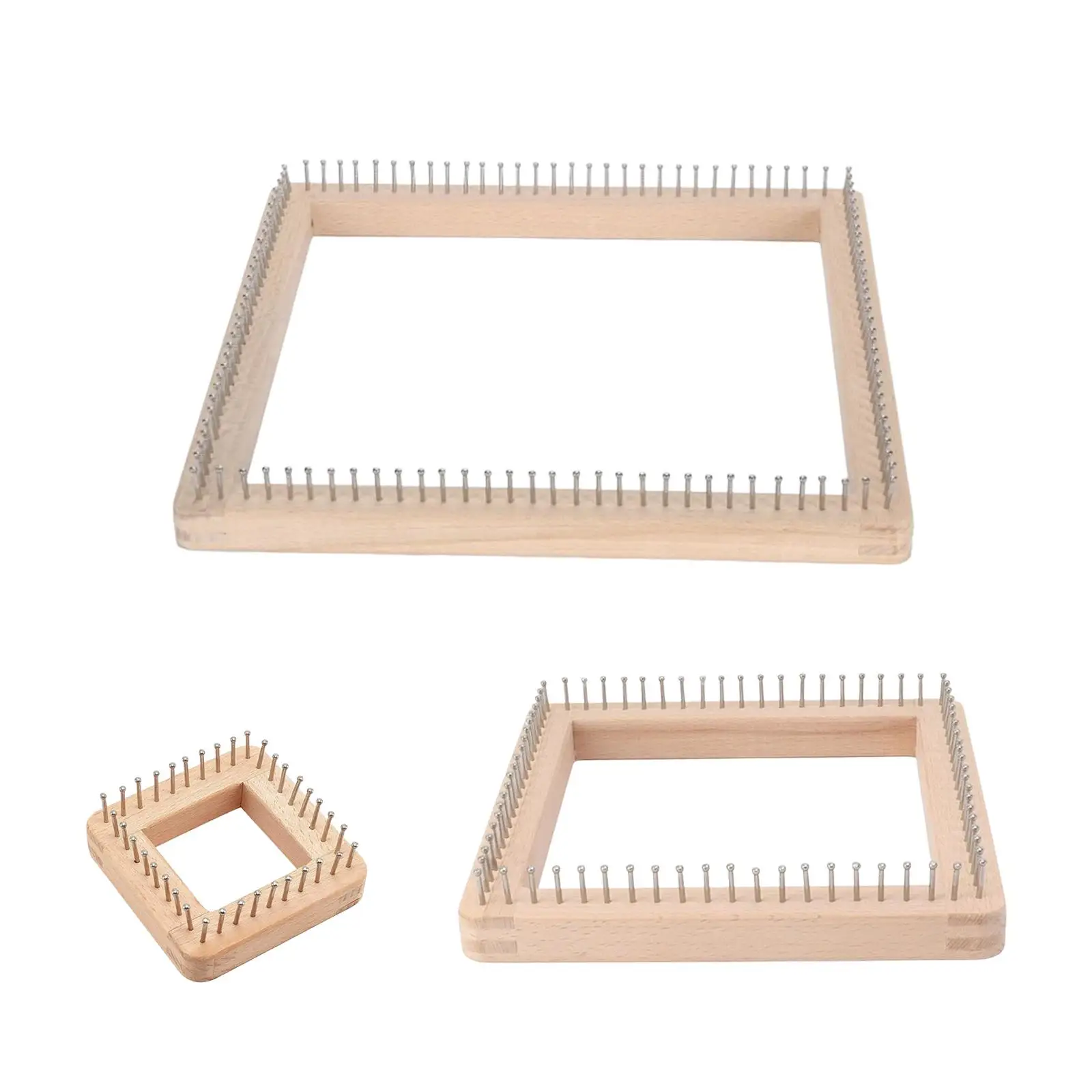 Wooden Knitting Board, Multifunctional, Craft Loom DIY for Blankets Beginners Hats Shawls