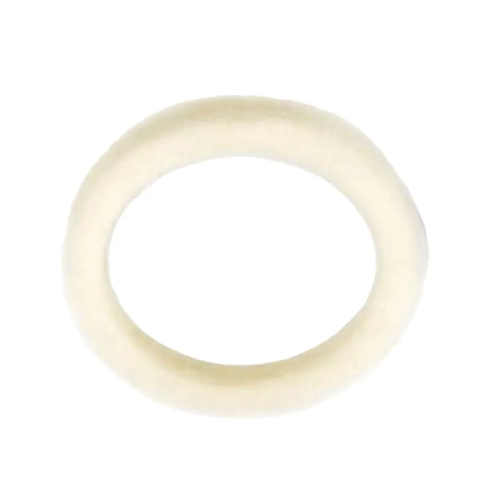 2.5x2.5x1cm Wool Felt Strips for Espresso Machine Sealing Gaskets Shockproof Noise Reduction Spacer Washer White