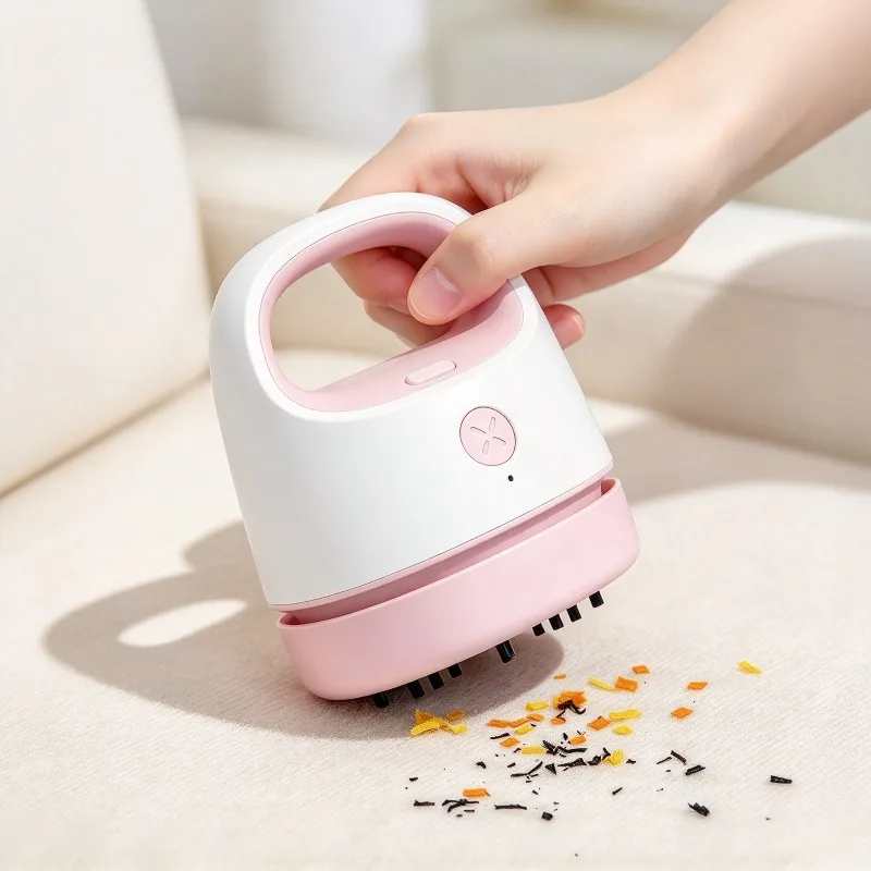 Small Wireless Handheld Vacuum Cleaner Portable USB Charging Desktop Dust Vacuum For Home Car Office Desktop Corner Cleaning