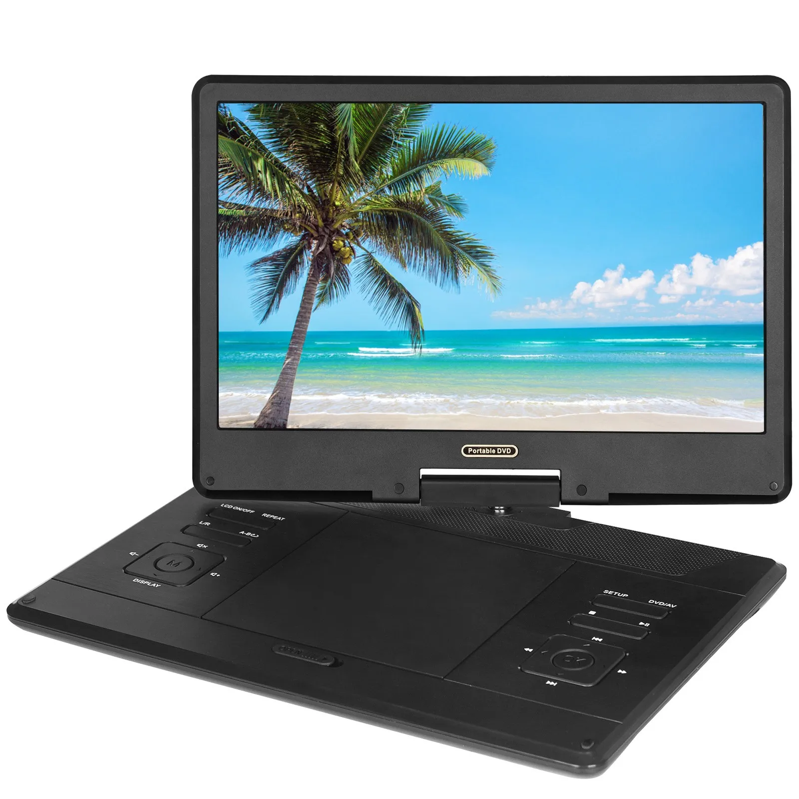 Mobile Disc Player 20 Inch Ultra-thin HD Display Built-in Battery Portable Game Music  VCD, CD DVD Video Machine Speaker MP3 MP4 image 6