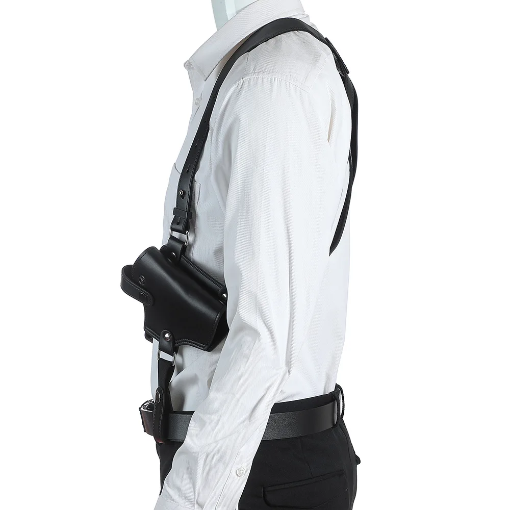 Étui tactique en PU, double épaule, sous les bras, sac pour pistolet Invisible 1911, équipement de terrain, équipement de chasse en plein air