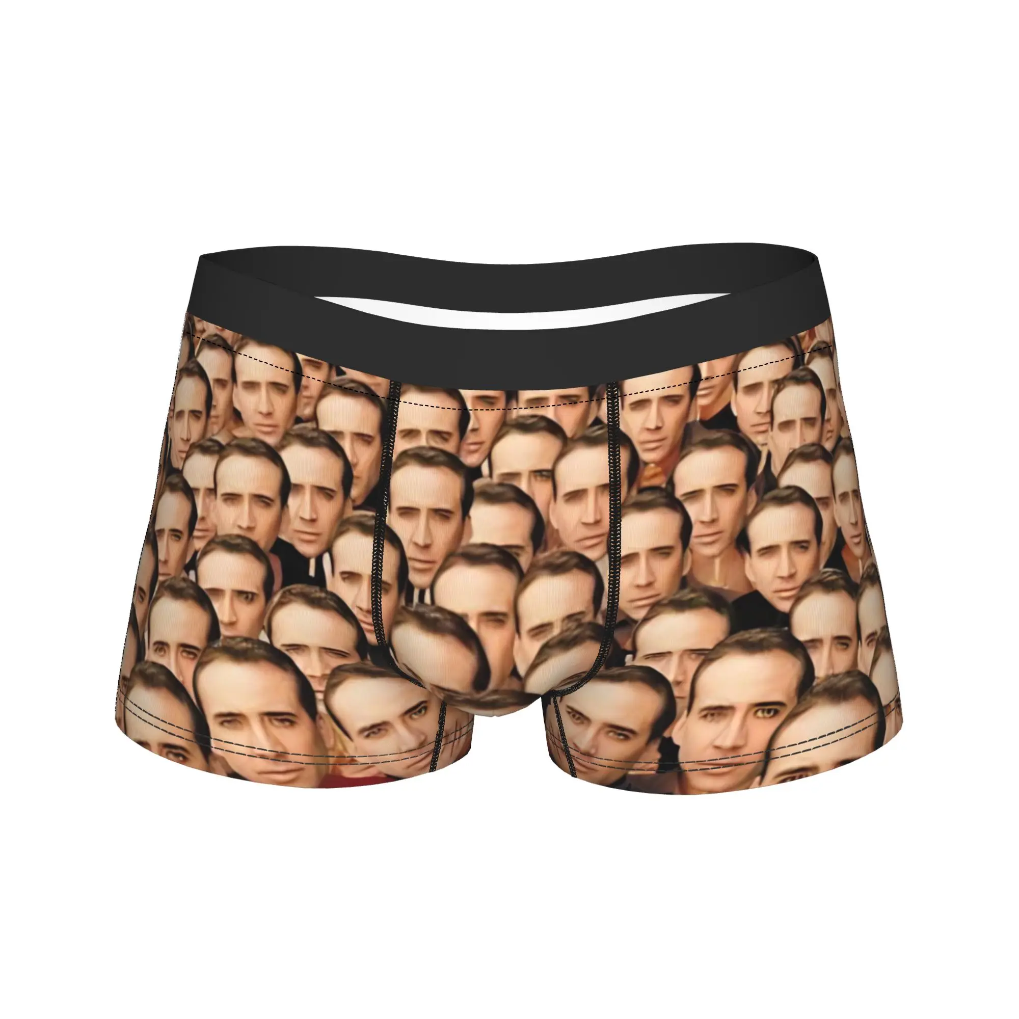 Nicolas Cage Headshot  Merch Boxers Briefs Novelty Underwear  Boxer Underpants Gag Gifts For Man