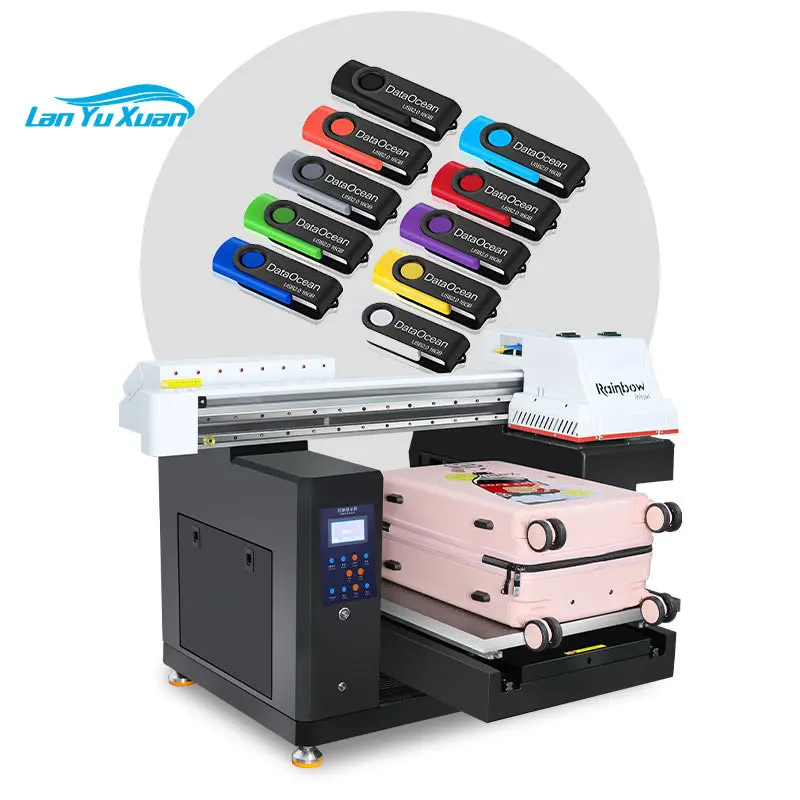 2020 Rainbow RB-4060 Plus A2 Size Printing Machines UV Flatbed Printer for Phone Cases Wood Business