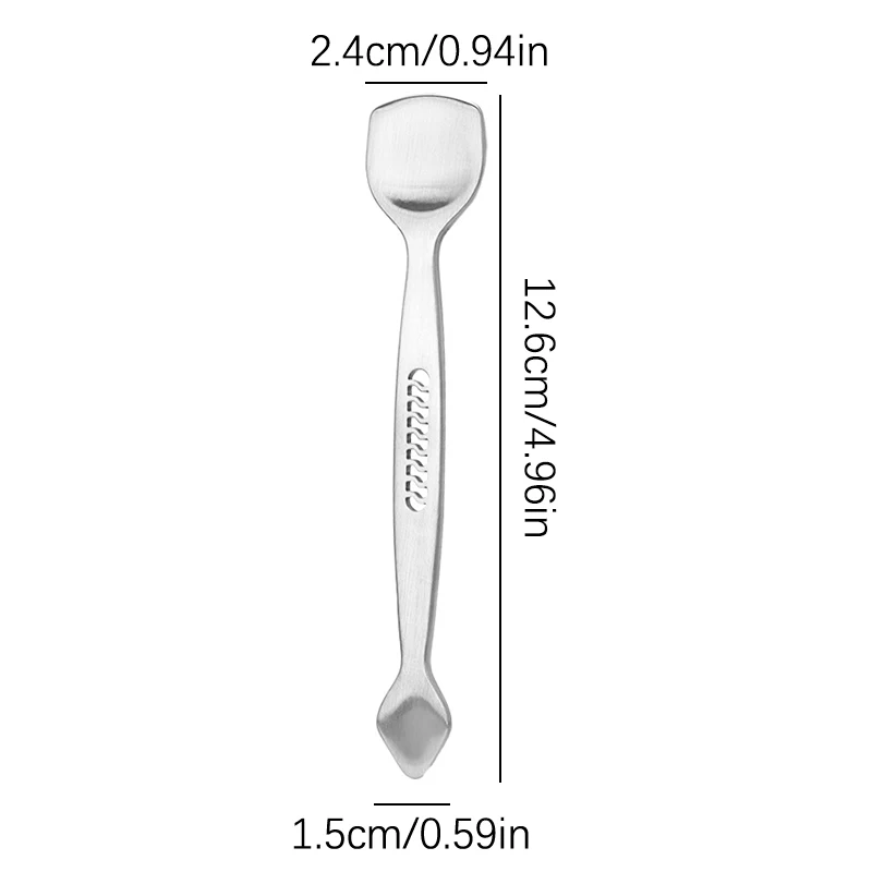 Spatule dissolvant de points noirs à deux côtés, nettoyeur de pores, acier inoxydable, beauté professionnelle, outil de salon de santé, visage antarctique, imperfections