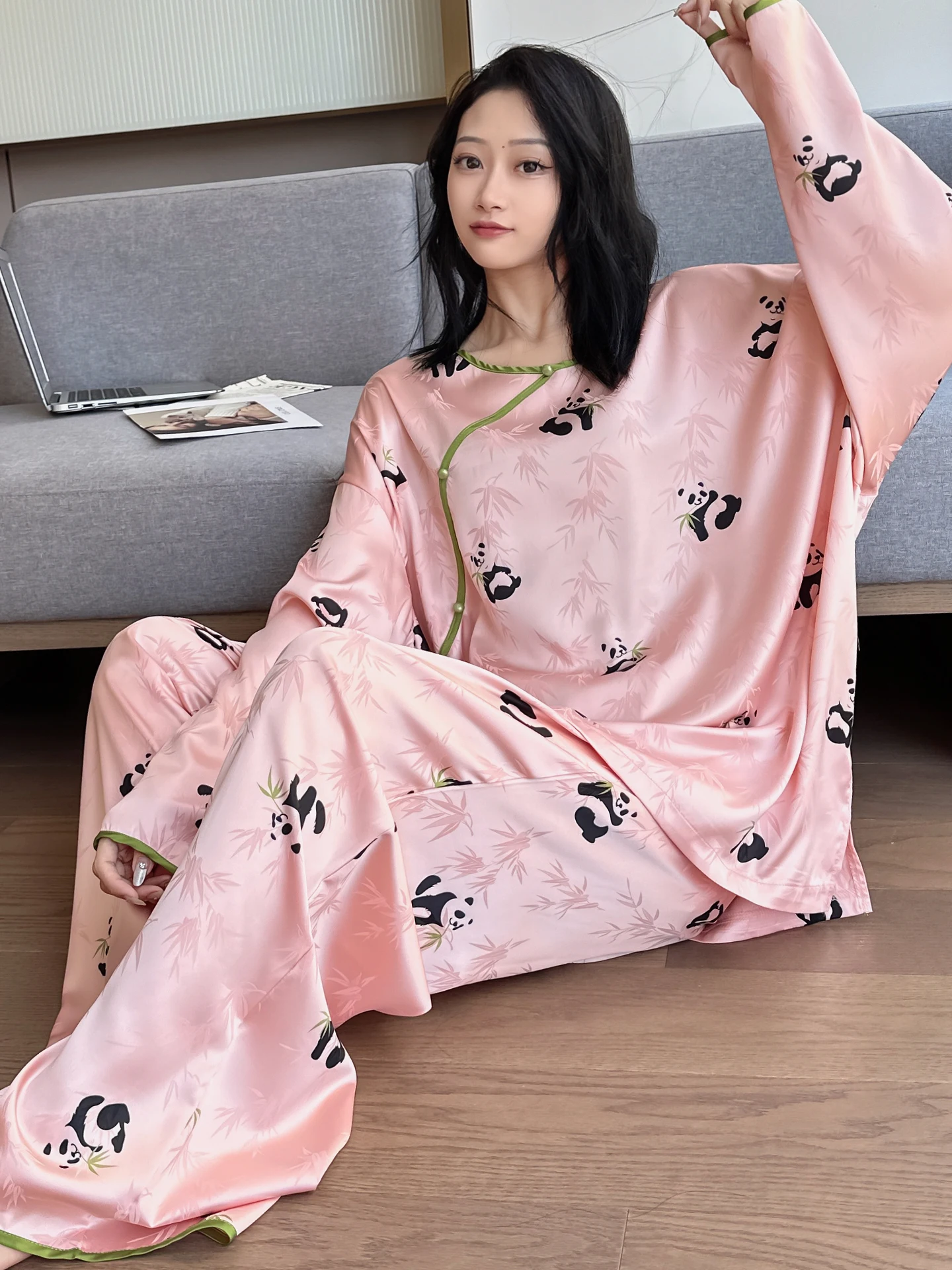 grande-taille-chinois-sle-spwear-femmes-soie-maison-vetements-glace-soie-retro-ethnique-sle-printemps-automne-ensemble-coupe-ample-confort