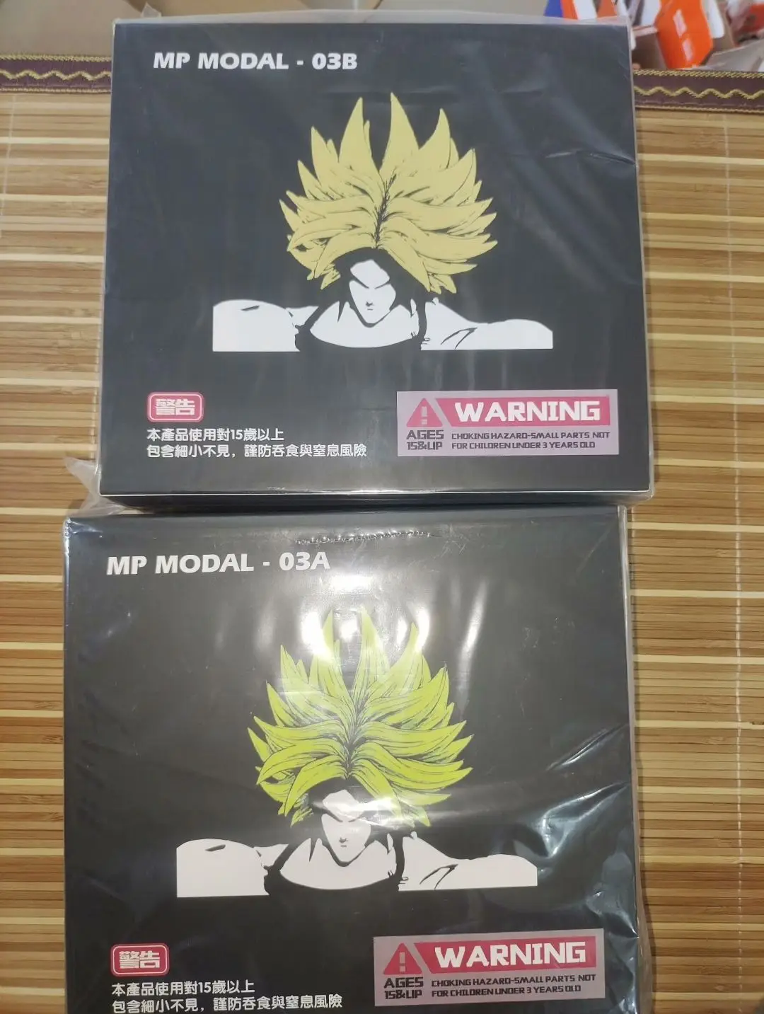 In Stock MP Model 03A 03B Dragon Ball Z SHF SSJ Broly Heads Kit Accessories Headsculpt Anime Action Figures Toys PVC Gift Models