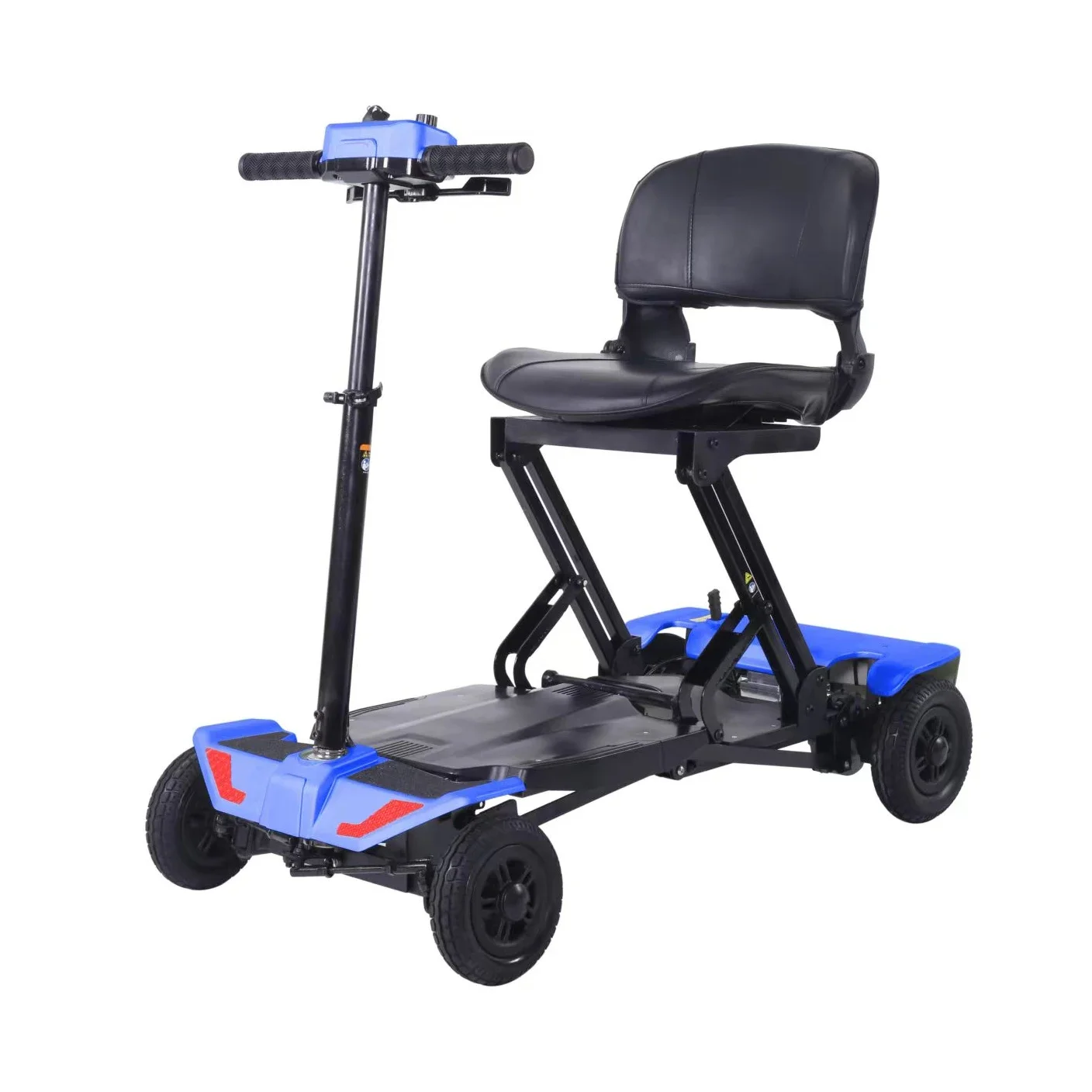 

Portable 4 Wheels Mobility Scooter Remote Folding Mobility Scooter Elderly Airline Approved