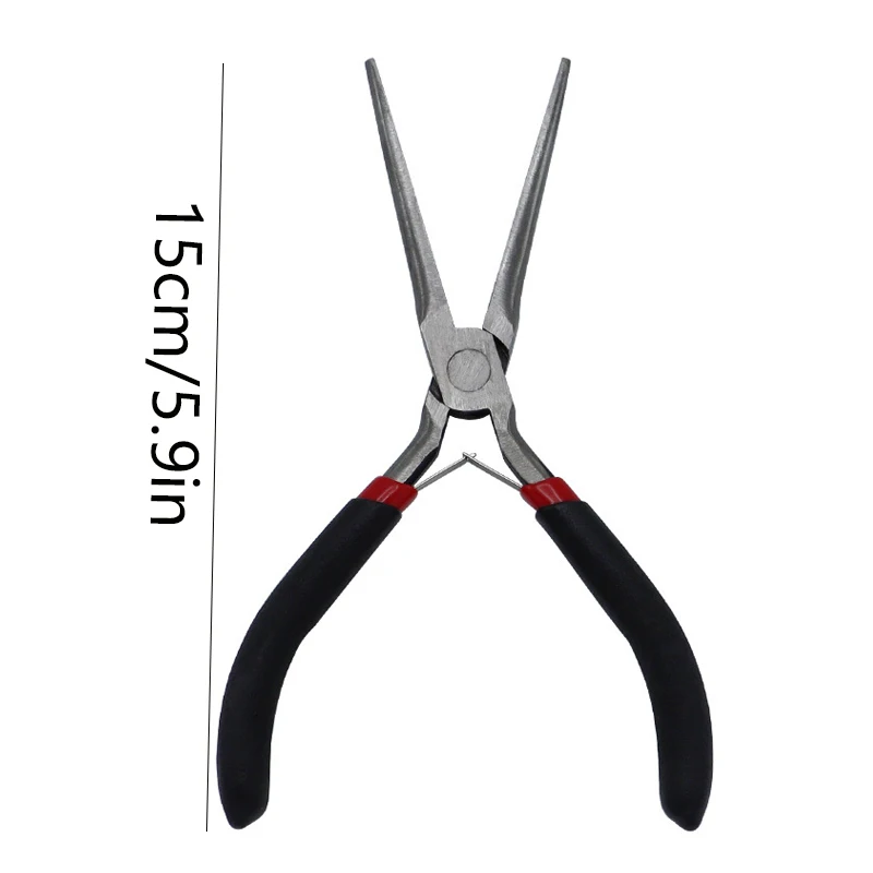 Multi Tool Long Nose Plier Needle Nose Plier Forcep Repair Hand Tool Cutting Clamping Plier Tool For DIY Small Jewelry Accessory