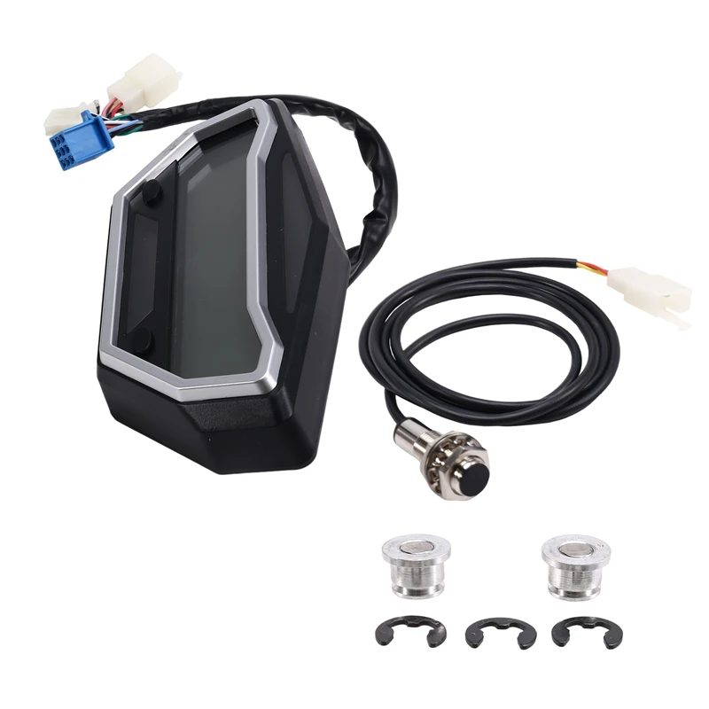 

M0t-rНовый модифицированный датчик для мотоцикла, регулируемый 7-цветный HD ЖК-дисплей, измеритель кода для перекрестного велосипеда