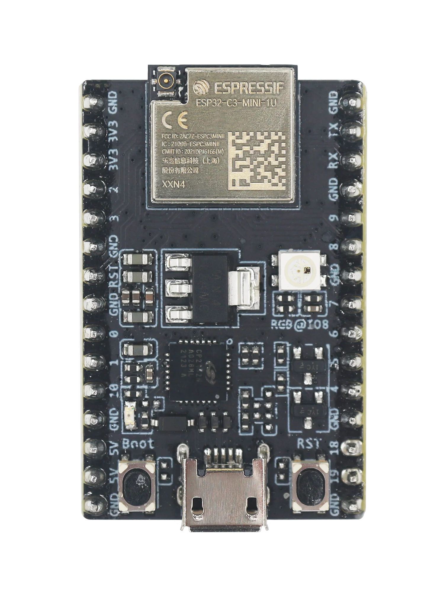 ESP32-C3-DevKitM-1/1U Development Board Espressif Systems AIoT